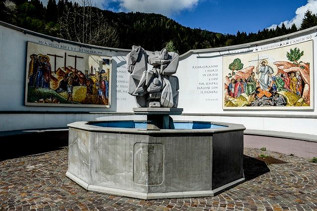 The Passion and Resurrection mosaics depicting biblical scenes in vivid coloured tesserae