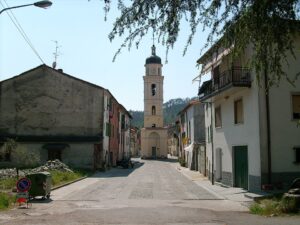 Campanile di Borghetto di Vara, Liguria, Italia — Borghetto di Vara