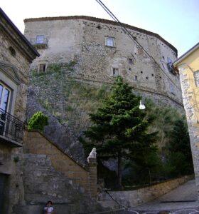 The castle Franceschelli, Montazzoli, province of Chieti, Abruzzo — Montazzoli