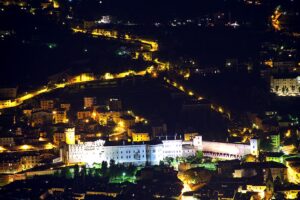 Trento, castello buonconsiglio,notte