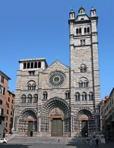 Cathedral of Saint Lawrence in Genoa, Italy — Genova