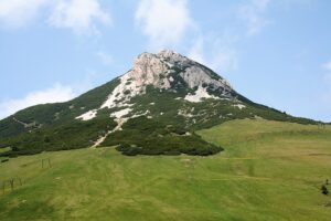 Corno Bianco (Weisshorn) mountain in Aldino, Italy