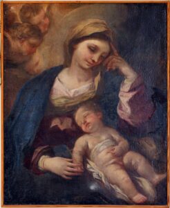 Luca giordano, madonna col bambino della chiesa dei cappuccini di noci, 02.jpg — Noci