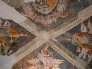 Gli affreschi della volta. — Tortoreto