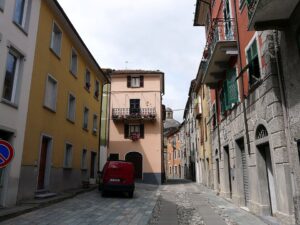 Centro storico di Ottone, Emilia-Romagna, Italia