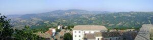 View of Montazzoli, province of Chieti, Abruzzo — Montazzoli