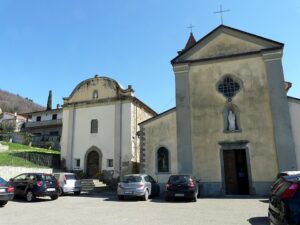 Oratorio e chiesa dei Santi Jacopo e Cristofano, Podenzana, Toscana, Italia