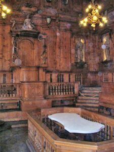Anatomical theatre in the Archiginnasio (University of Bologna). Picture by Paolo Carboni (myself). — Bologna