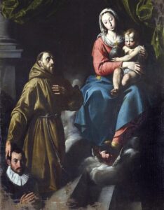 La Madonna con Bambino di Tanzio da Varallo nella parrocchiale di Colledimezzo (1615 ca.). — Colledimezzo