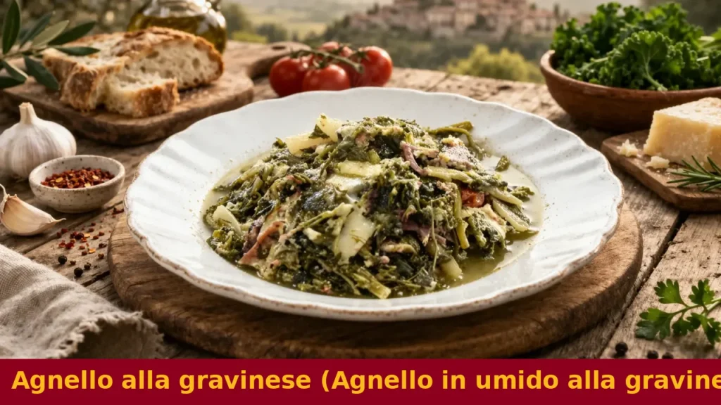 Agnello alla gravinese (Agnello in umido alla gravinese)