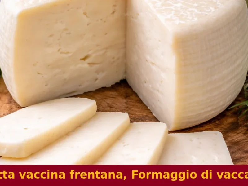 Caciotta vaccina frentana, Formaggio di vacca, Casce d’vacc