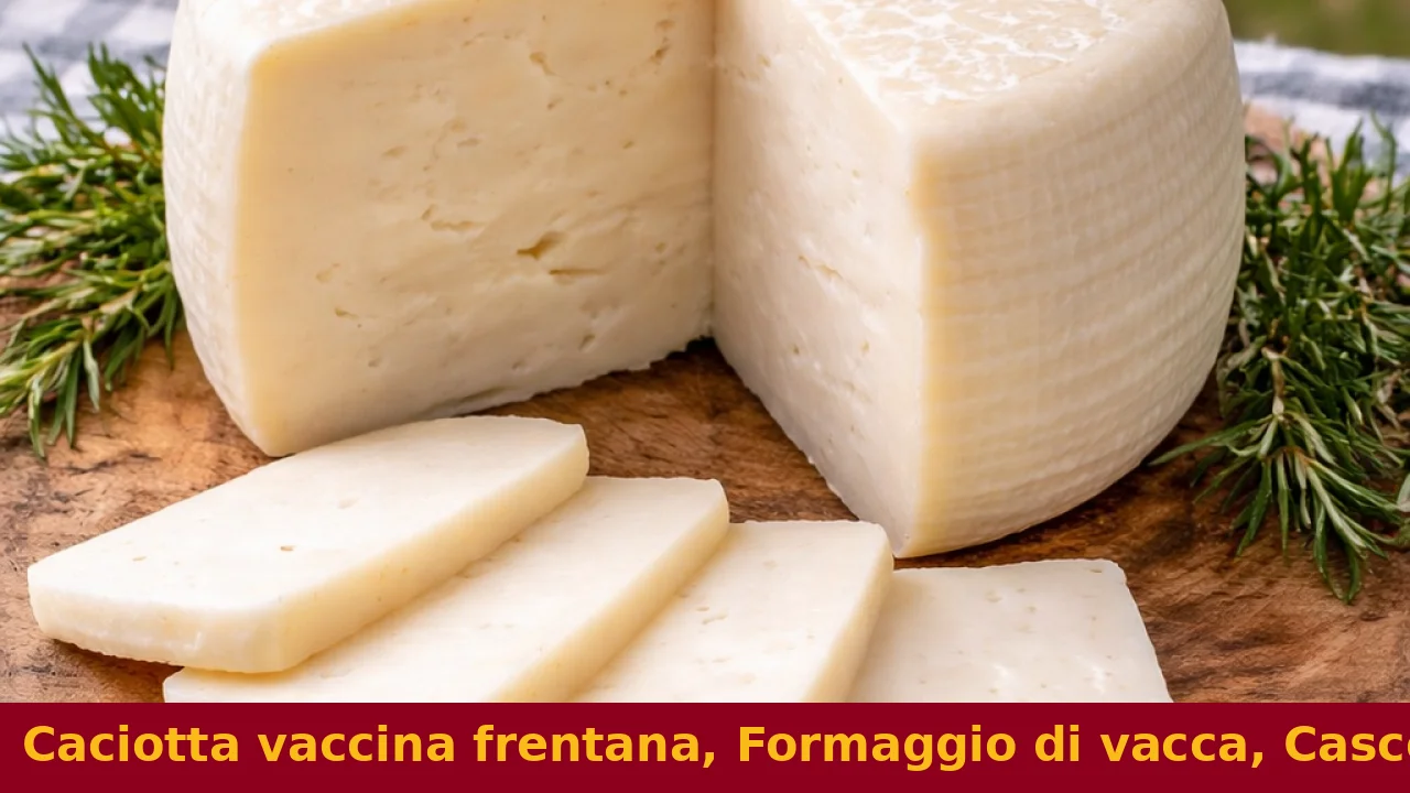 Caciotta vaccina frentana, Formaggio di vacca, Casce d’vacc