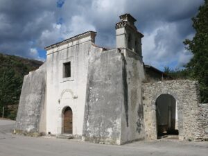 Saint Dionysius, Rusticus and Eleutherius church (also known as Saint Anthony church) in Borgo Velino, province of Rieti