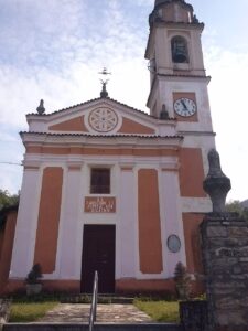 Church of Denavolo located in the municipality of Travo (Piacenza, Italy)