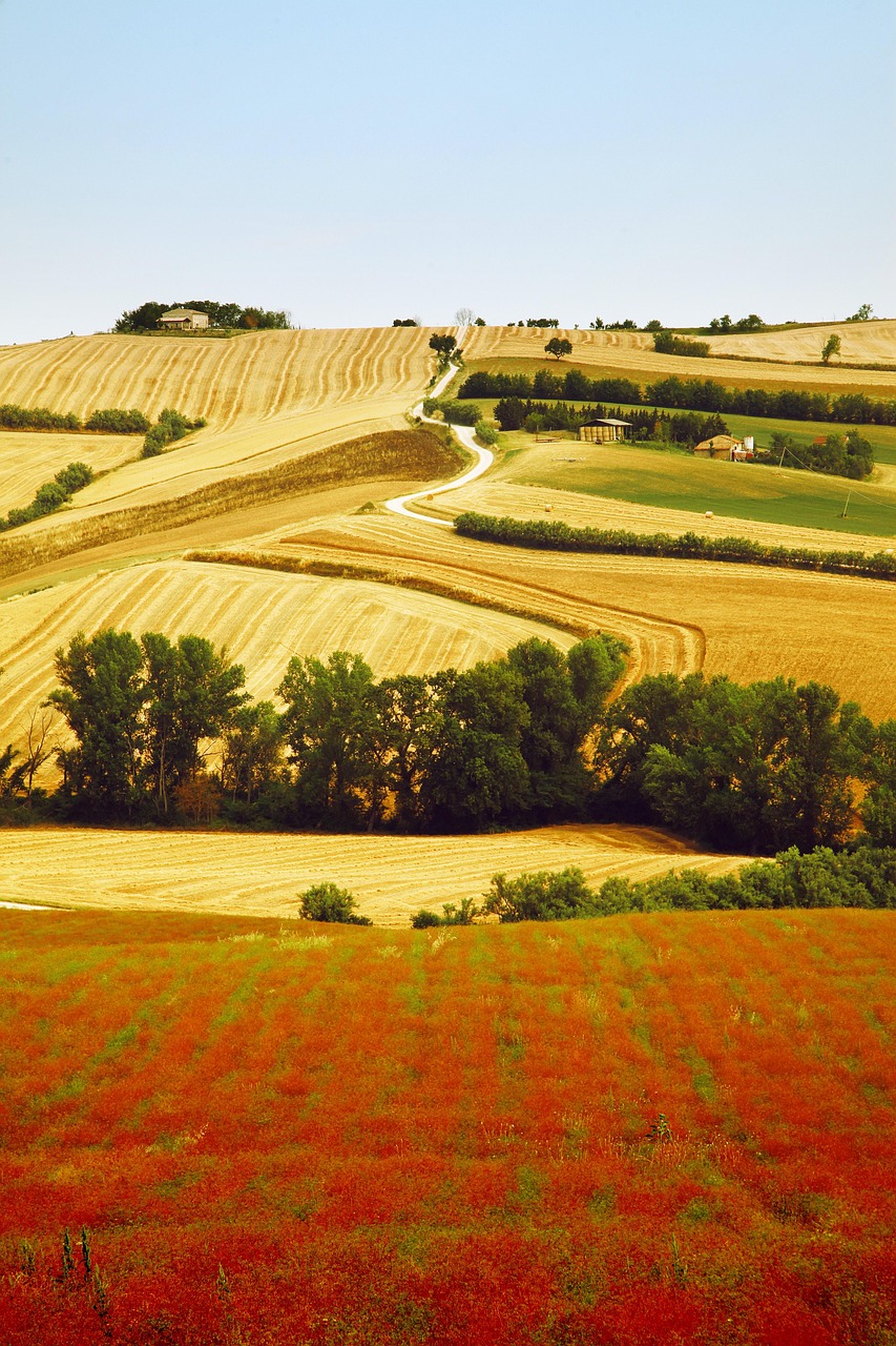 Borghi di Collina italiani, paesaggio — Villages Italy