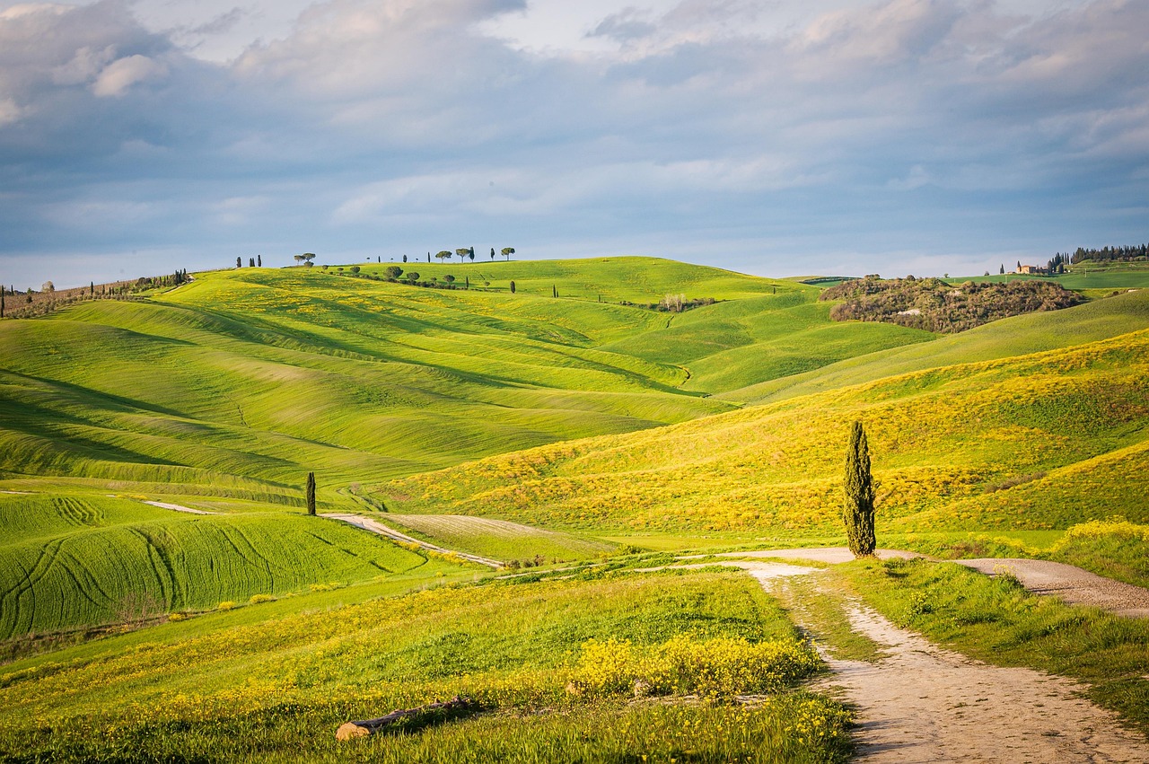 Borghi di Collina italiani, paesaggio — Villages Italy