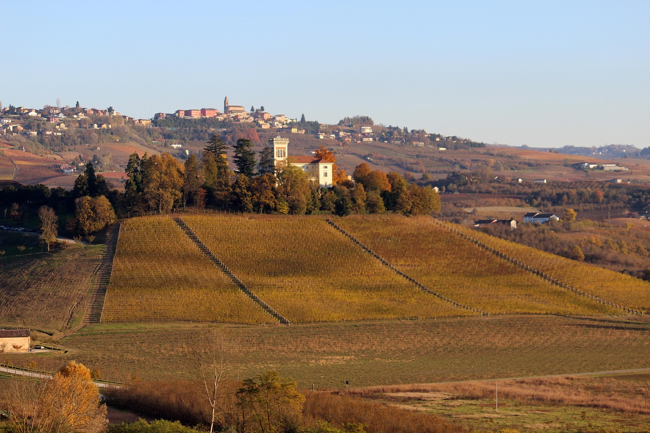 Borghi di Collina italiani, paesaggio — Villages Italy