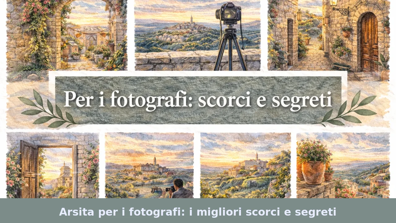 Arsita per i fotografi: i migliori scorci e segreti