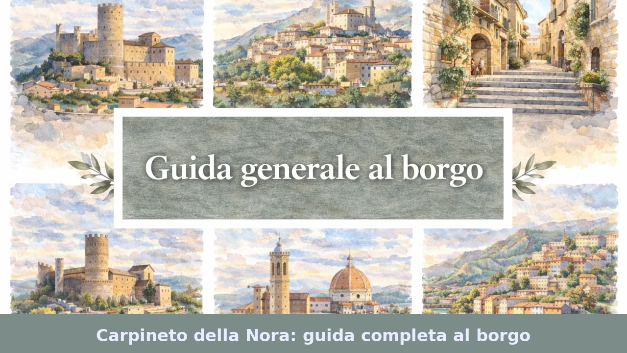 Carpineto della Nora: guida completa al borgo