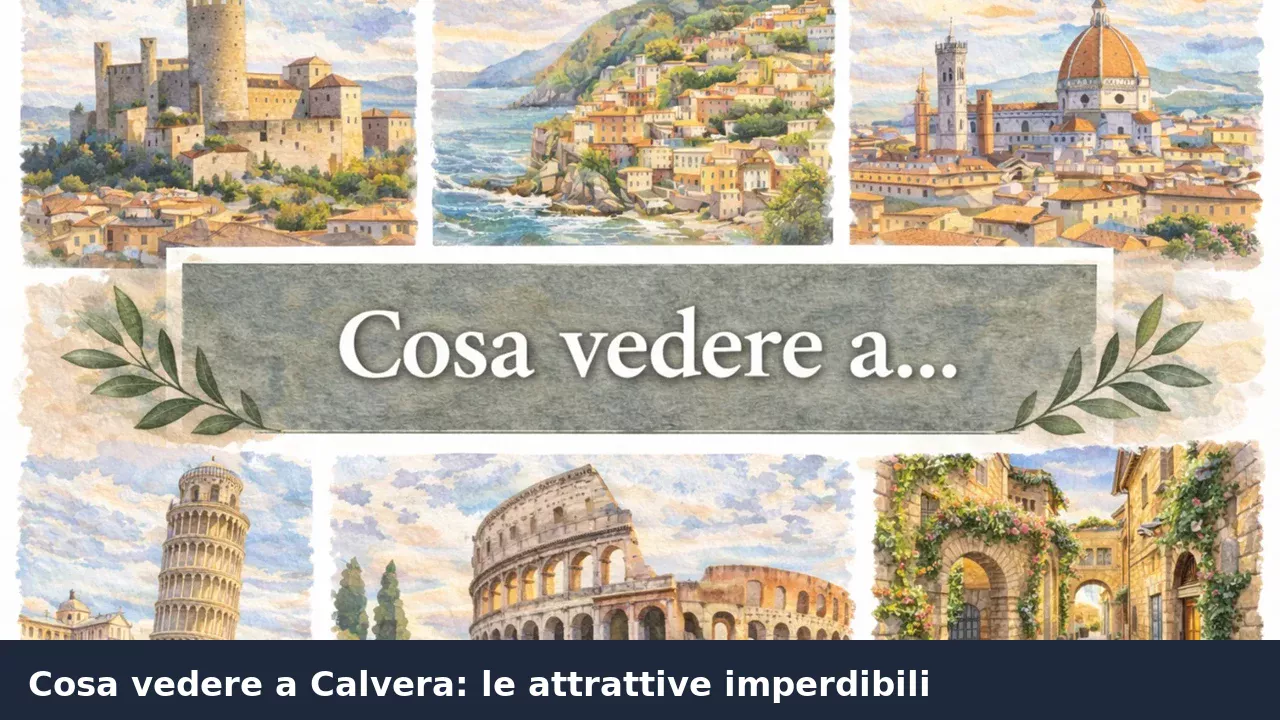 Cosa vedere a Calvera: le attrattive imperdibili