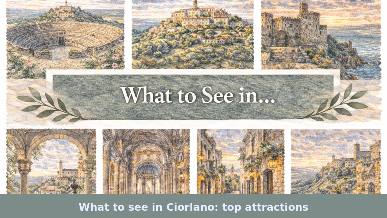 What to see in Ciorlano: top attractions
